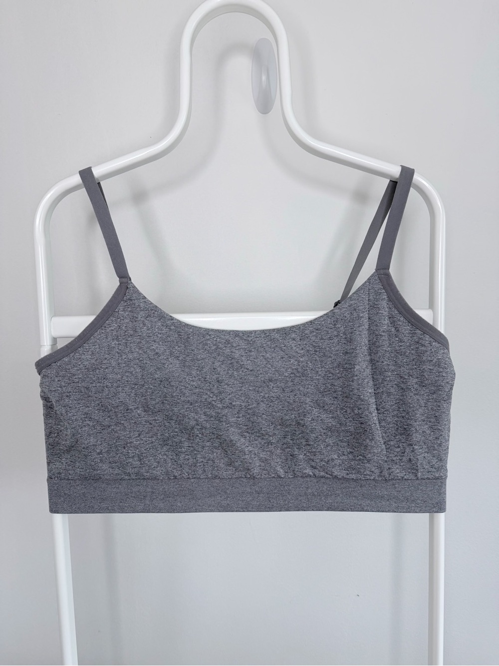 ThirdLove Gray Heather Wireless Bralette Bra Size 1X Adjustable Straps